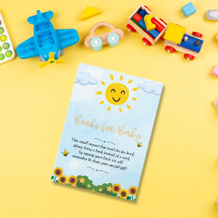 Carte D'accompagnement Mignonne Voici Le Baby shower Fils