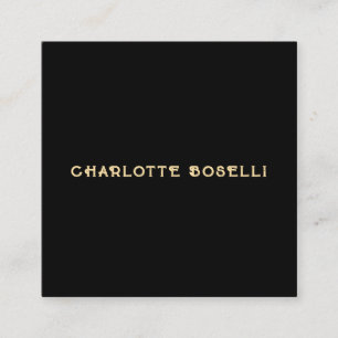 Carte D'accompagnement Minimaliste Classique Professionnel Couleur Noir O