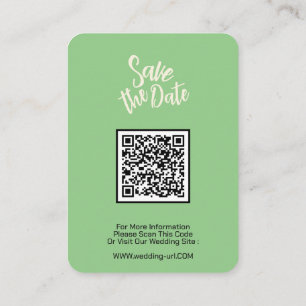 Carte D'accompagnement Minimaliste enregistrer la date Mariage Site Web Q