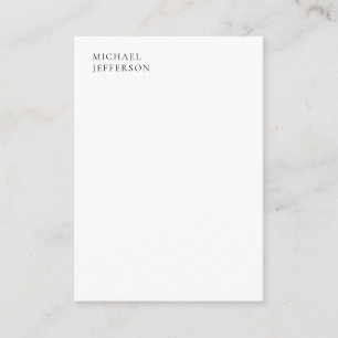 Carte D'accompagnement Minimaliste Moderne Noir & Blanc