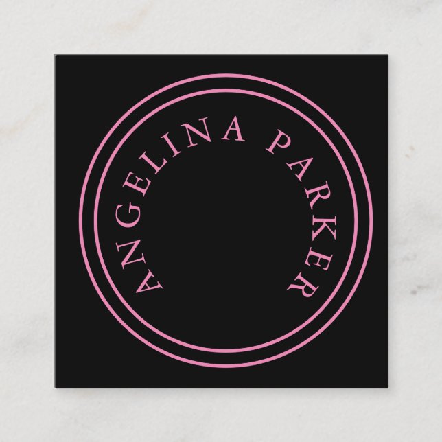 Carte D'accompagnement Minimaliste Moderne Unique Simple (Devant)