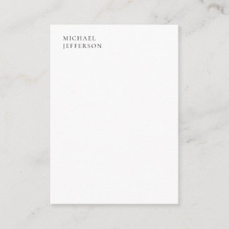 Carte D'accompagnement Minimaliste Noir & Blanc Moderne Simple