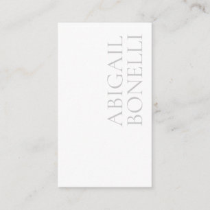 Carte D'accompagnement Minimaliste professionnel moderne gris blanc audac