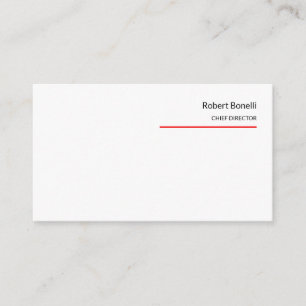 Carte D'accompagnement Minimaliste Rouge clair blanc blanc moderne Taille