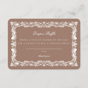 Carte D'accompagnement Mocha Brown Talavera Carrelage Insérez le rouleau