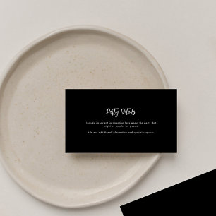 Carte D'accompagnement Modern Graduation 2024 Détails de la fête