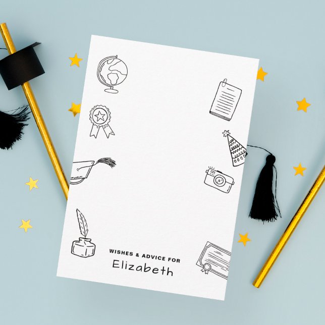Carte d'accompagnement moderne et chic pour diplôm (Créateur téléchargé)