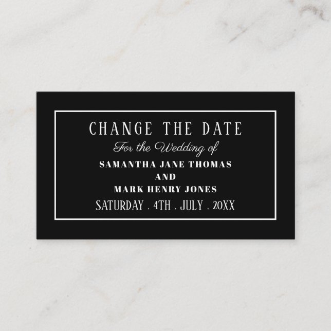 Carte D'accompagnement Moderne et élégant, n'importe quelle couleur, modi (Devant)