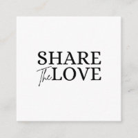 Moderne Partagez l'amour blanc référez un ami