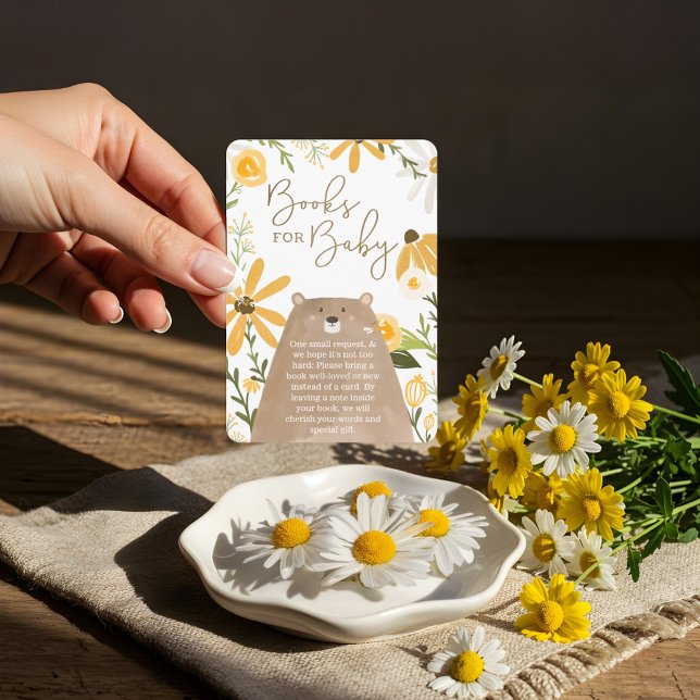 Carte D'accompagnement Momma Bear & Sweet Honey Bee Livres Pour Bébé (Momma Bear & Sweet Honey Bee Books For Baby Enclosure Card)