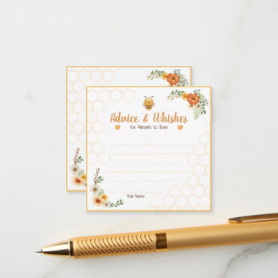 Carte D'accompagnement Mommy To Bee Baby shower Conseils & Whiss