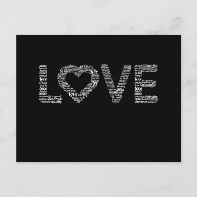 Carte D'accompagnement Mon amour (Devant)