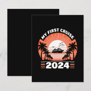 Carte D'accompagnement Mon Premier Voyage en Mer 2024