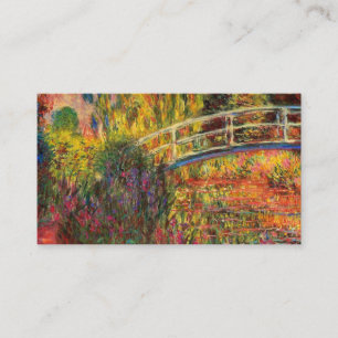 Carte D'accompagnement Monet Water Lily Pond et Water Irises