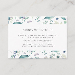 Carte D'accompagnement Mountain Meadow   Hébergement hôtelier Mariage