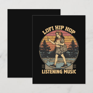 Carte D'accompagnement Musique lofi hip hop chillhop