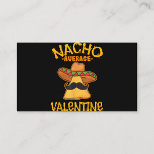Carte D'accompagnement Nacho Moyenne Valentine Couple Mexicain Valentin