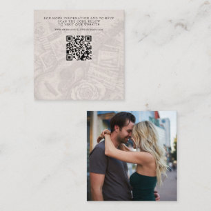 Carte D'accompagnement Nashville Passport Mariage QR