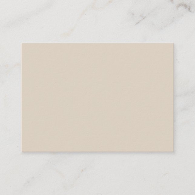 Carte D'accompagnement Natural Linen Solid Color (Devant)
