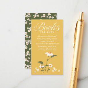 Carte D'accompagnement Nature moderne Thème Fleur sauvage Baby in Bloom