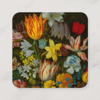 Carte D'accompagnement Nature morte de fleurs dans un vase Wan-Li