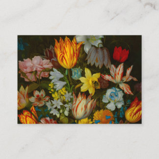 Carte D'accompagnement Nature morte de fleurs dans un vase Wan-Li
