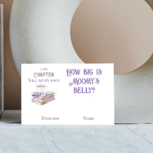 Carte D'accompagnement New Chapter Storybook Guider Comment Baby shower J