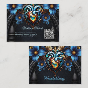 Carte D'accompagnement Noble coeur steampunk