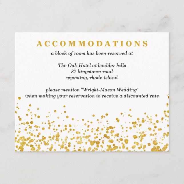 Carte D'accompagnement Noces d'or (Devant)