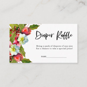 Carte D'accompagnement Noël   Barre de couches  Baby shower