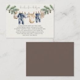 Carte D'accompagnement Noël Merry Little Baby shower Demande de réservati