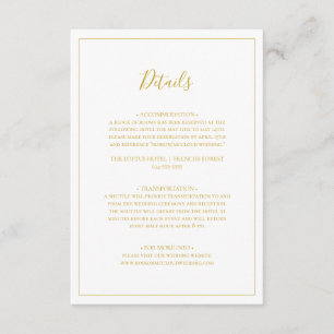Carte D'accompagnement Noël simple et élégant Détails blancs