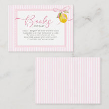 Nœud rose citron coquette Livres pour bébé