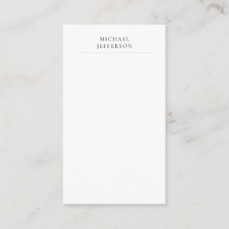 Carte D'accompagnement Noir & Blanc Minimaliste Simple Moderne