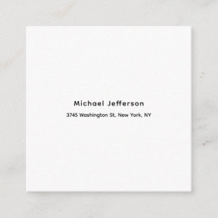 Carte D'accompagnement Noir Blanc Unique Classique Élégant Plain