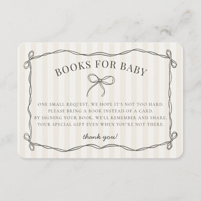 Carte D'accompagnement Noir Coquette Arc-en-ciel Livres de Bain Beige pou (Devant)