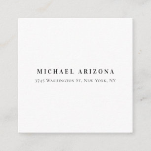 Carte D'accompagnement Nom d'ajout personnel moderne exclusif