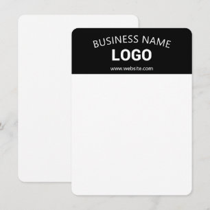 Carte D'accompagnement Nom d'entreprise modifiable, site Web et logo télé