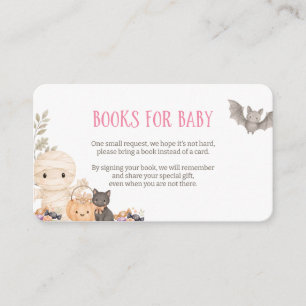 Carte D'accompagnement Nos Livres pour Bébé Fille Our Little Boo pour Bab