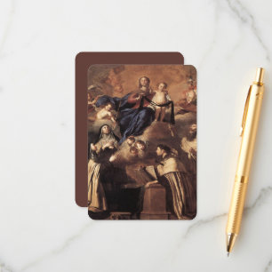 Carte D'accompagnement Notre-Dame du Mont Carmel 1641