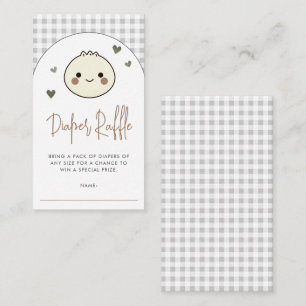Carte D'accompagnement Notre petit Baby shower de rousseur de couches