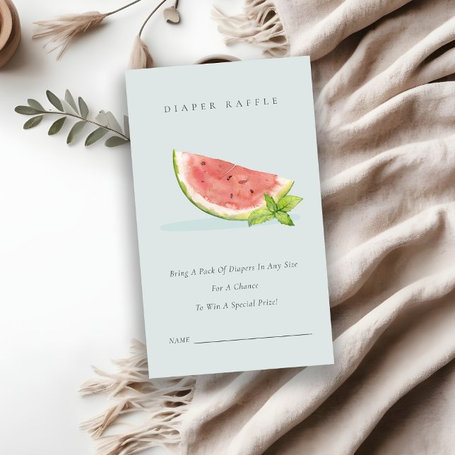 Carte D'accompagnement Notre petit Baby shower de rousseur de Melon Bleu (Créateur téléchargé)