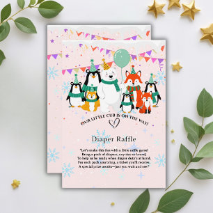 Carte D'accompagnement Notre Petit Petit Cub Baby shower des animaux de