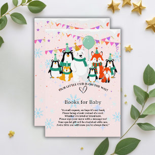 Carte D'accompagnement Notre Petit Petit Cub   Baby shower des animaux de