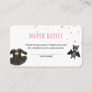 Carte D'accompagnement Notre petite Boo Tombola de Couches