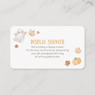 Carte D'accompagnement Notre petite exposition de douche pour bébé d'auto