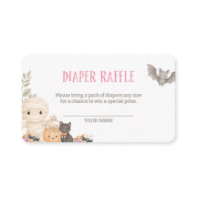 Notre petite fille Boo Baby Shower Tirage au sort 