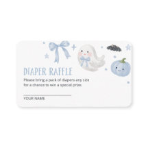 Notre petite fille Boo Baby Shower Tirage au sort 