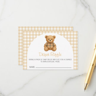 Carte D'accompagnement Nous pouvons à peine attendre la Baby Shower Diape
