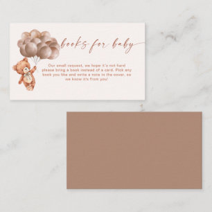 Carte D'accompagnement Nous Pouvons Attendre Rapidement Boho Balloons Liv